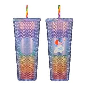 🆕 NWT Starbucks Limited Edition Plastic Cold Cup Sparkle Sofie Birkin Design